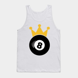 8 Ball with a crown Tank Top